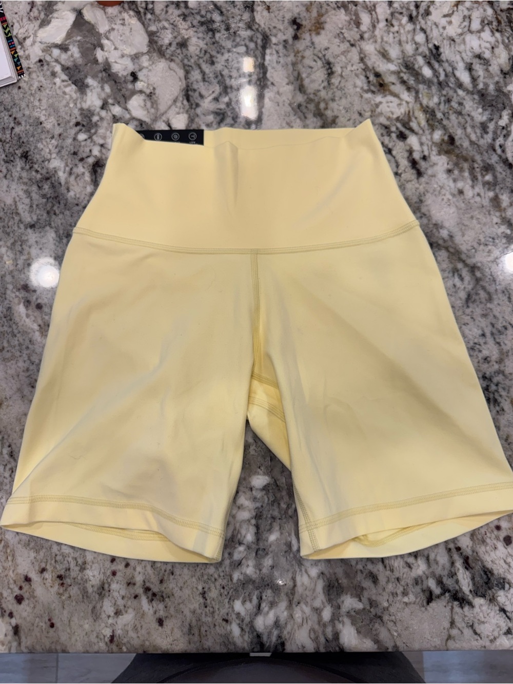 Aritzia Tna Butter Cheeky Infinite Hi-Rise
7" Short size 6 NWT in Lemonade - Picture 3 of 6